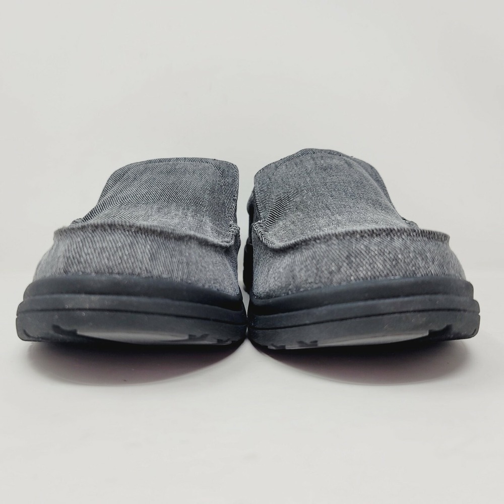 206 Collective Men's Loafers Sz 12 Gray Canvas - Picture 5 of 9